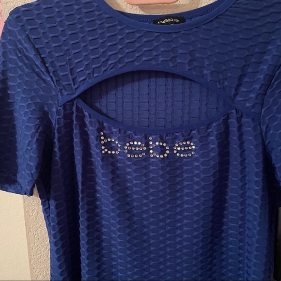 Bebe Womens blue dress size XL new - Picture 4 of 9